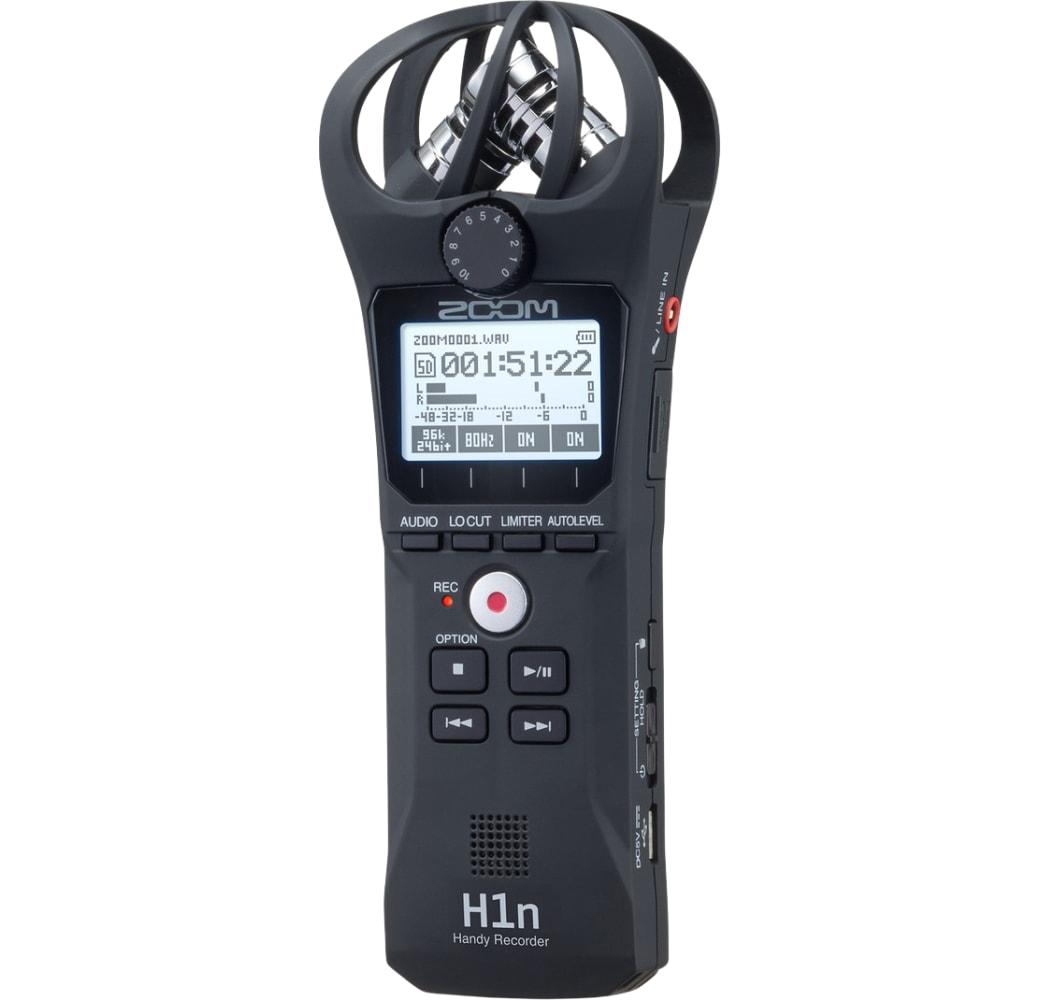Schwarz Zoom H1N Tragbarer MP3-/Wellenrekorder.1