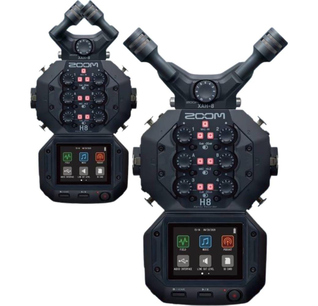 Black Zoom H8 Portable 12-Track Audio Recorder.2