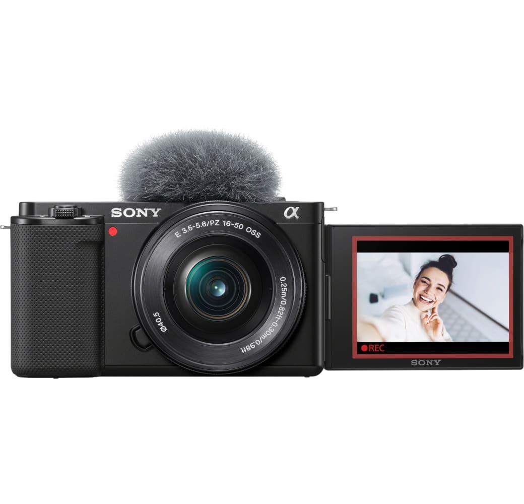 Black Sony ZV-E10 Camera Kit with E PZ 16-50 mm f/3.5-5.6 OSS Lens.2