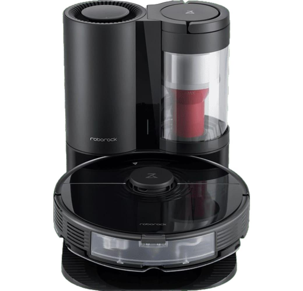 Black Roborock S7+ Vacuum & Mop Robot Cleaner with Automatic Dirt Disposal.2