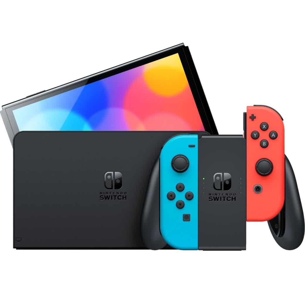Neon red & Neon blue Nintendo Switch (OLED-Model).1