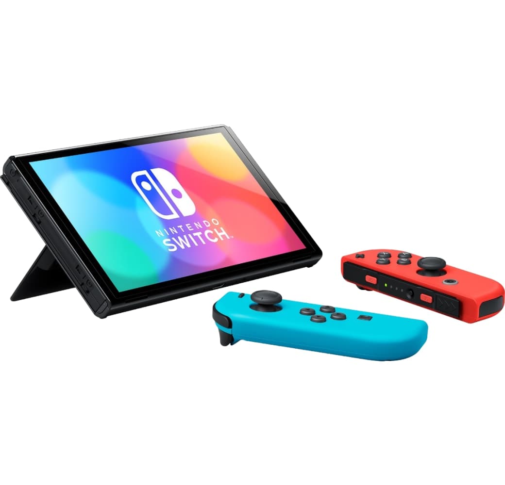 Neon red & Neon blue Nintendo Switch (OLED-Model).3