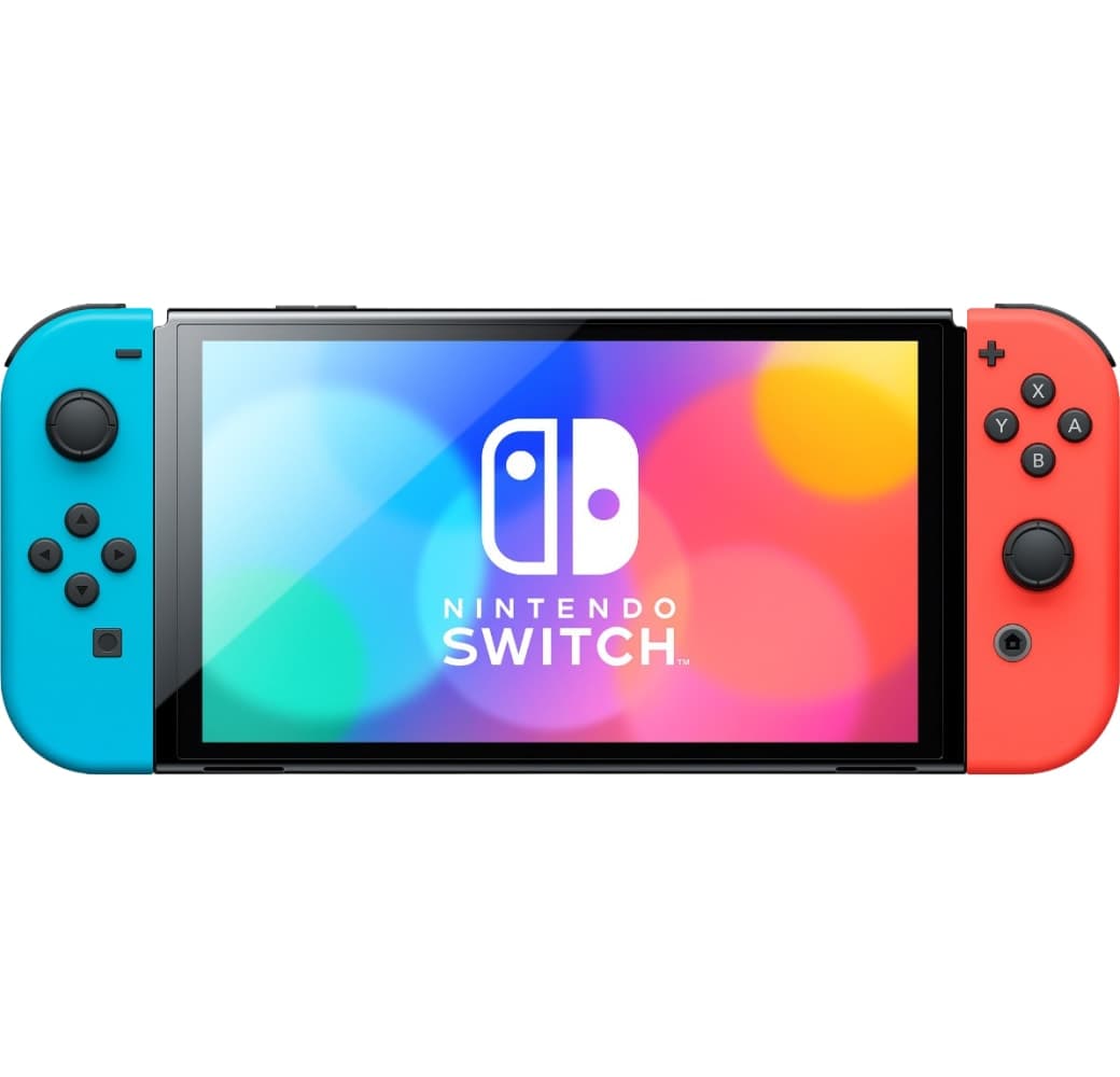 Neon red & Neon blue Nintendo Switch (OLED-Model).4