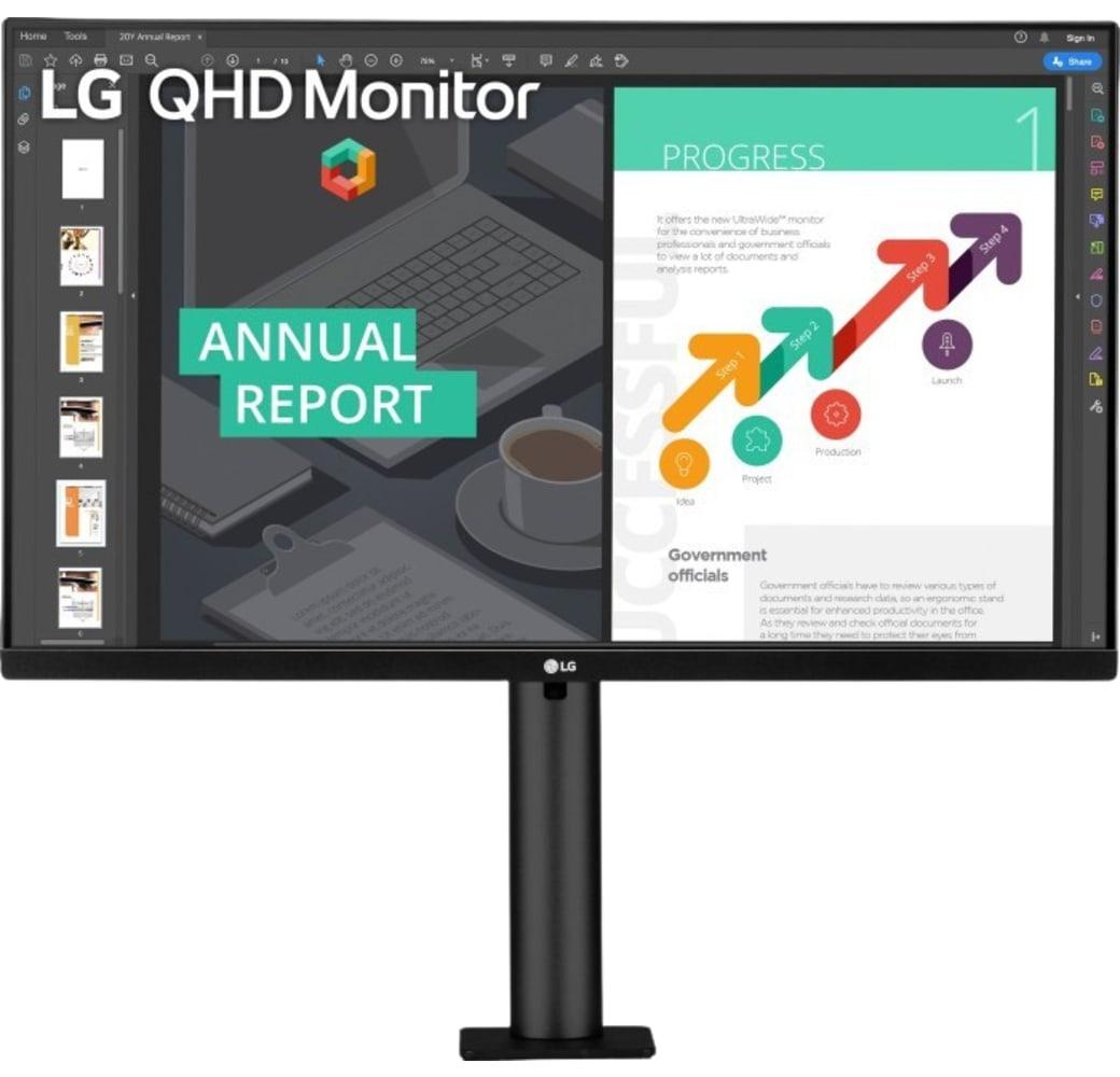 Black LG - 27" 27QN880-B Ergo (SOLD) 27QN880-B.AEU.1