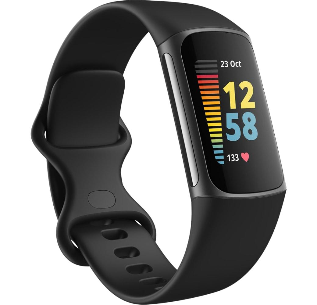 Black / Graphite Fitbit Charge 5 , Stainless Steel, 36mm.1