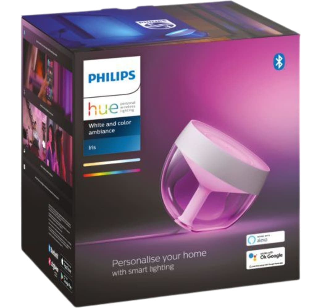 Blanco Philips White & Color Ambiance Iris Table Lamp.4