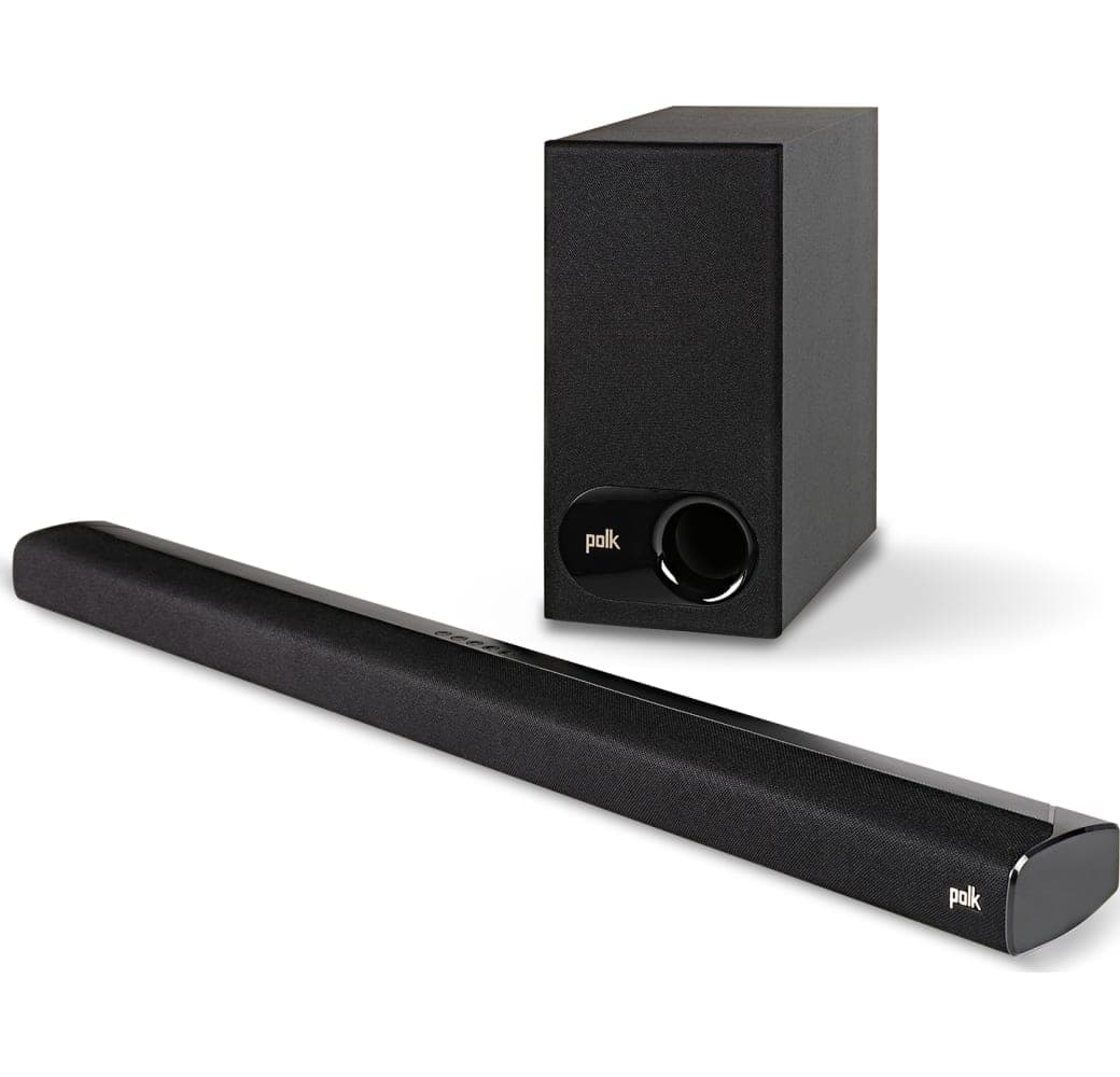 Black Polk Signa S2 Soundbar + Subwoofer.1
