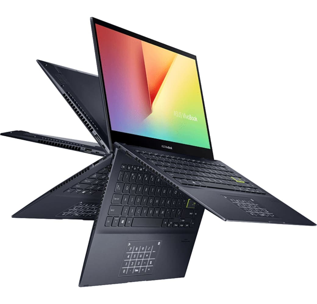 Maßgeschneiderter Schwarz Asus VivoBook Flip 14 Tm420Ia-Ec070T Laptop.1