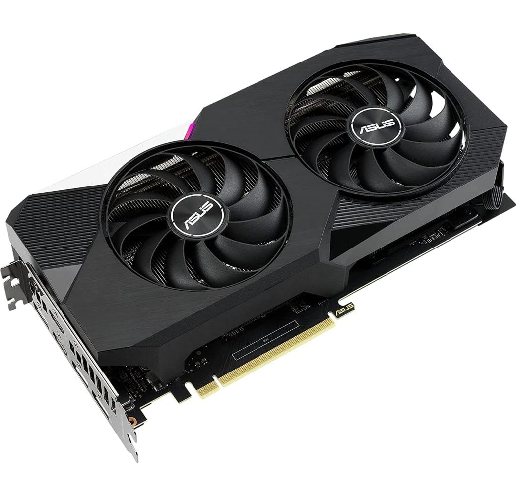 Black Asus Dual GeForce RTX™ 3060 Ti Mini OC Edition 8GB Graphics Card (LHR).1