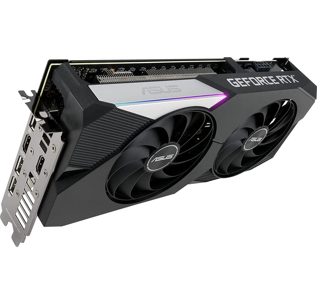 Black Asus Dual GeForce RTX™ 3060 Ti Mini OC Edition 8GB Graphics Card (LHR).5