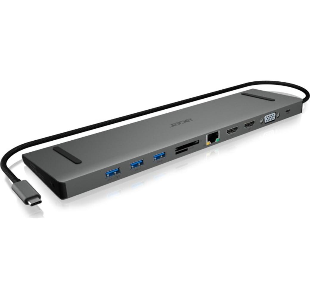 Grau Acer Adapter USB Type-C Dock.2