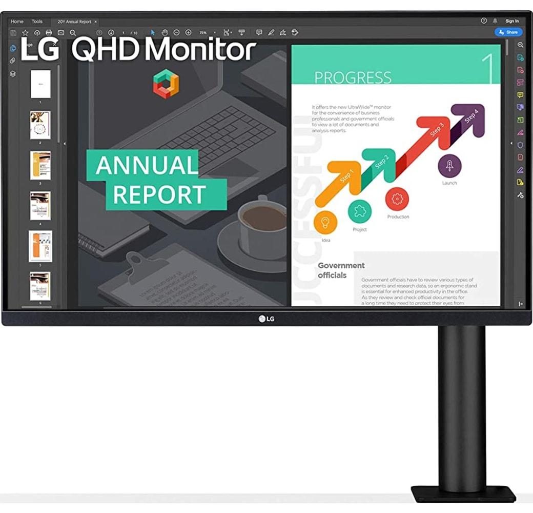 Black LG - 27" 27QN880-B Ergo (SOLD) 27QN880-B.AEU.2