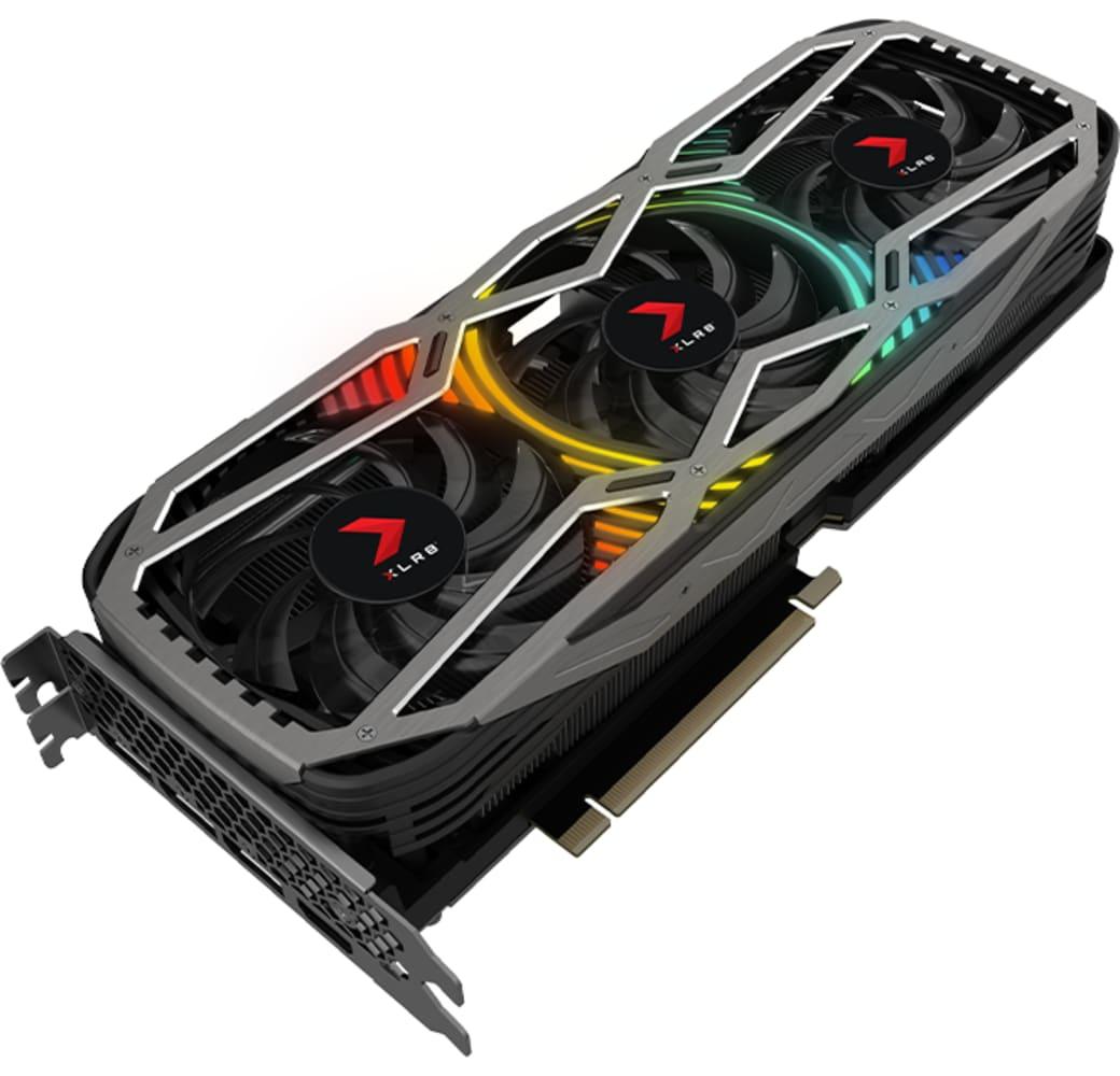 Schwarz PNY XLR8 Gaming REVEL EPIC-X RGB (LHR) GeForce RTX 3070 Grafikkarte.1