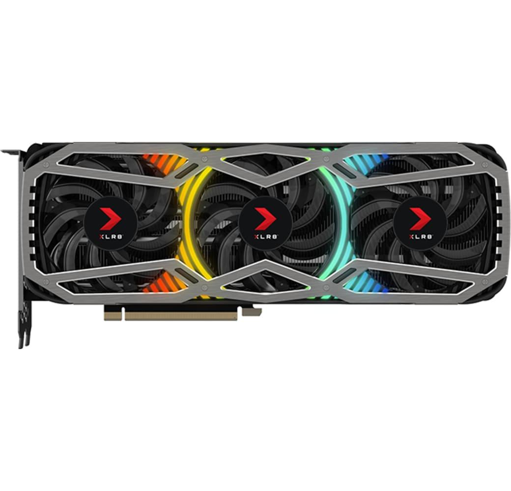 Schwarz PNY XLR8 Gaming REVEL EPIC-X RGB (LHR) GeForce RTX 3070 Grafikkarte.3