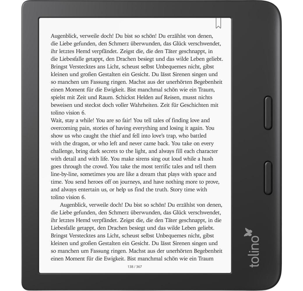 Schwarz Tolino Vision 6 (2021) E-Reader - 7" - 16GB.3