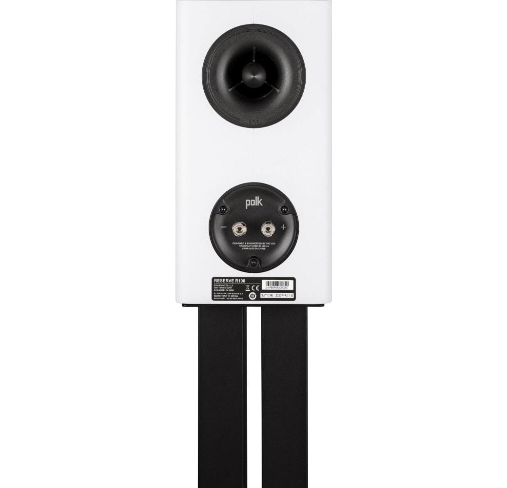 White Polk Reserve R100 Bookshelf speakers (pair).2