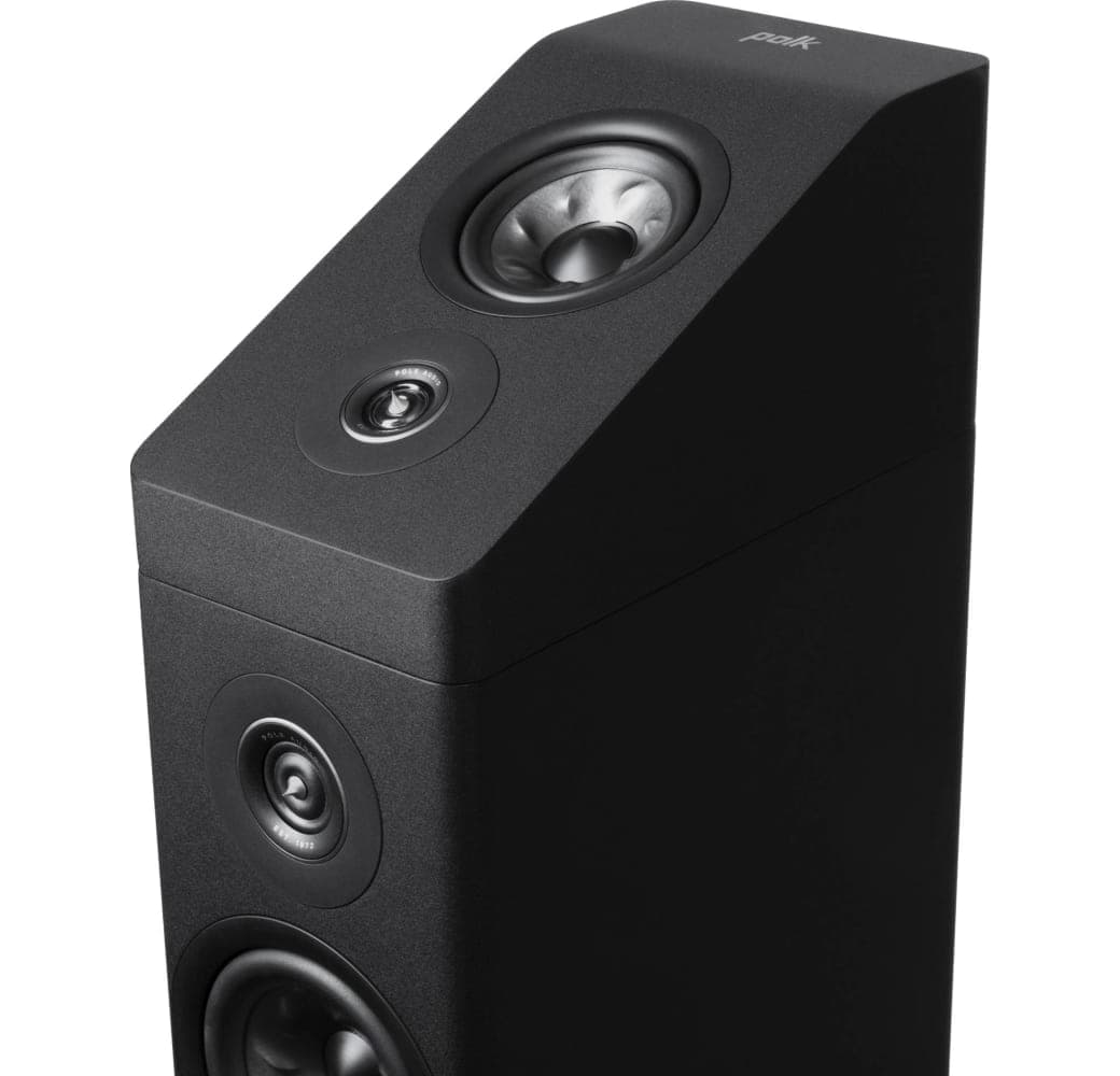 Black Polk R900HT Height Speakers for Dolby Atmos (pair).2