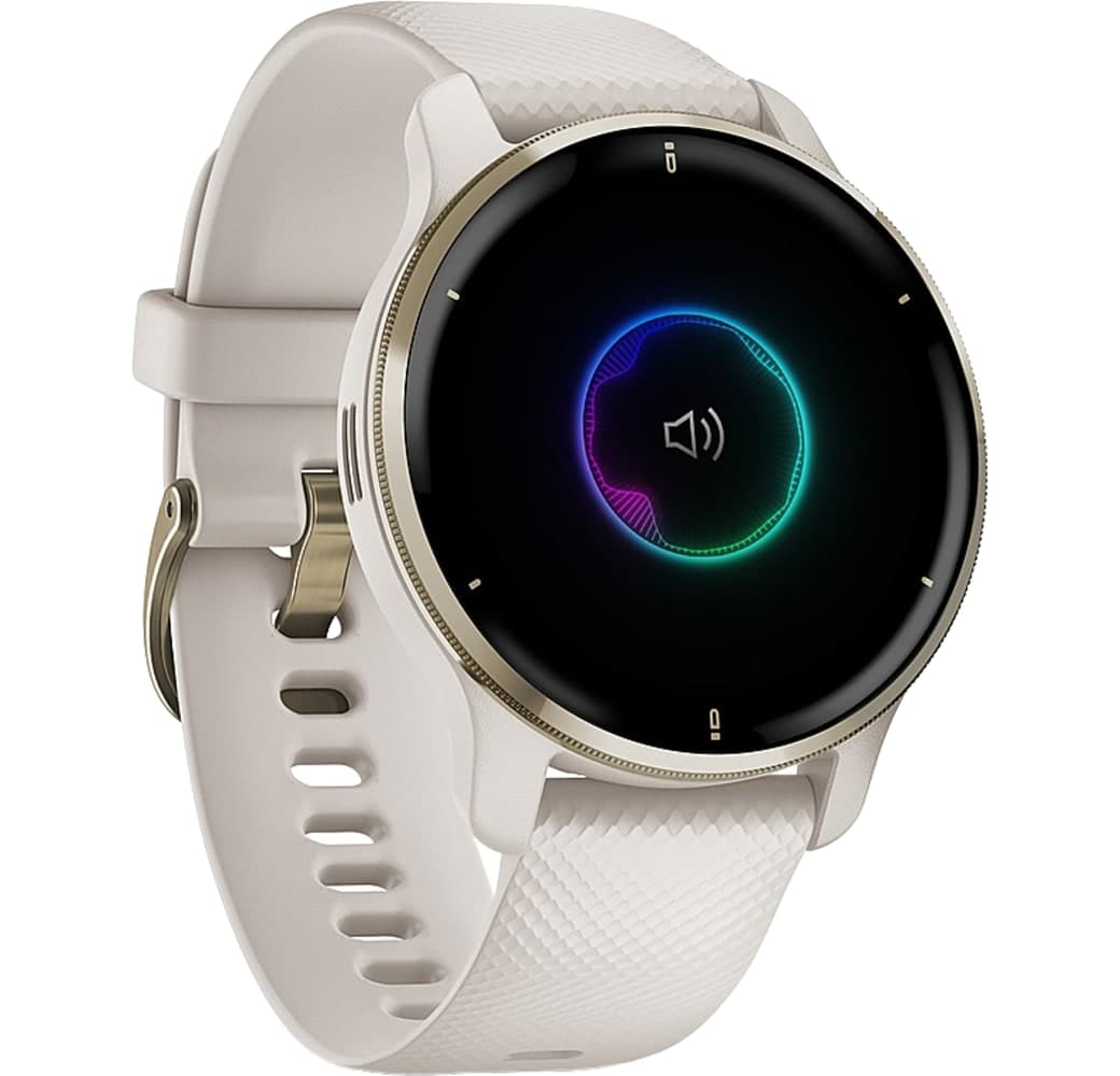 Gold Garmin Venu 2 PLUS Smartwatch, Reinforced Polymer Case, 43mm.3