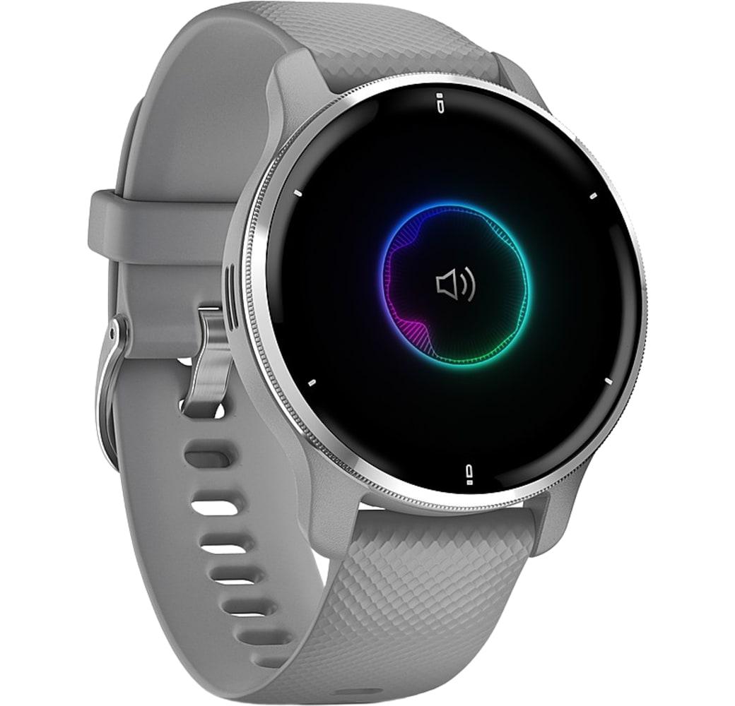 Silber Garmin Venu 2 PLUS Smartwatch, Reinforced Polymer Case, 43mm.3