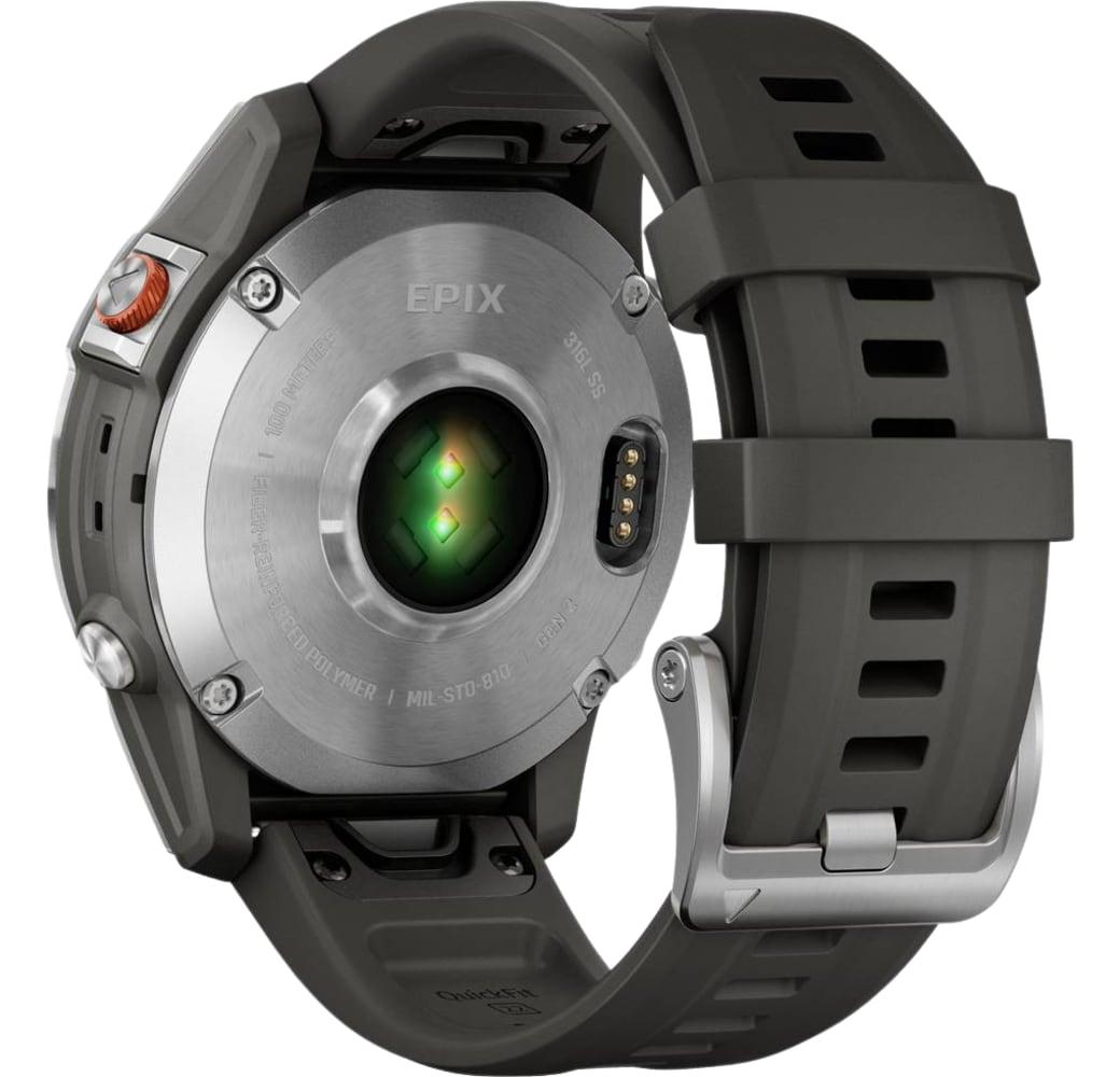 Slate Steel Garmin EPIX™ Smartwatch, Stainless Steel Case, 47mm.5