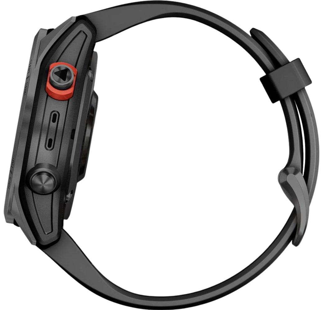 Schwarz Garmin FENIX 7 SOLAR Smartwatch, Stainless Steel Case, 47mm.4