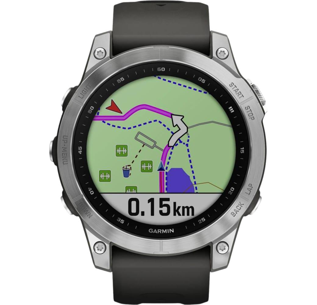 Grafito Garmin FENIX 7 Smartwatch, Stainless Steel Case, 47mm.3