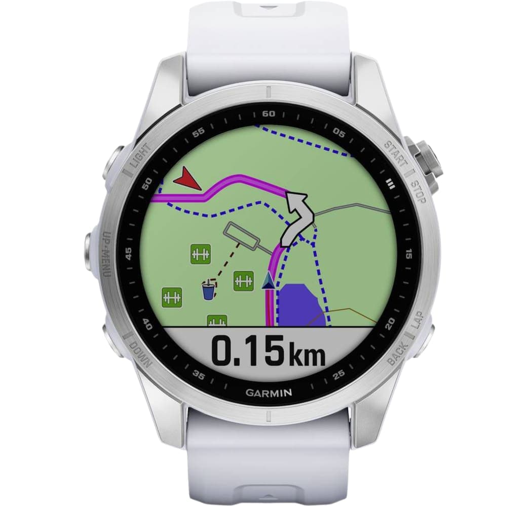 Whitestone Garmin FENIX 7S Smartwatch, Stainless Steel Case, 42mm.3