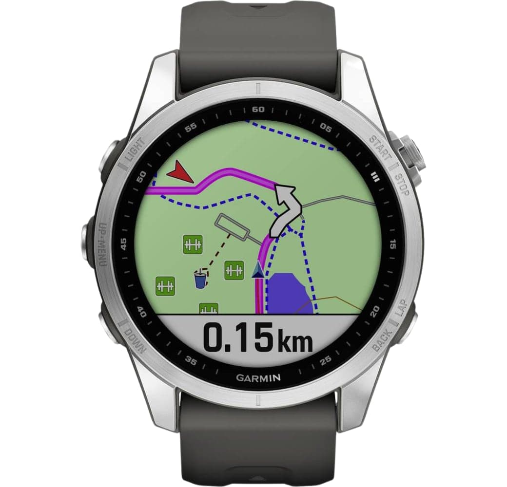 Grafito Garmin FENIX 7S Smartwatch, Stainless Steel Case, 42mm.3