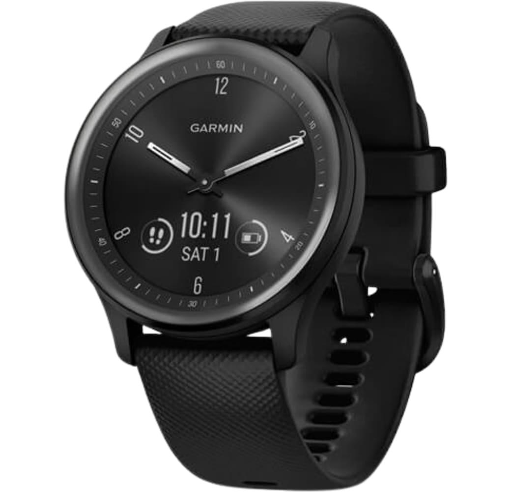 Schwarz/Graphit Garmin Vivomove Sport Smartwatch, Polymer Case, 40mm.1