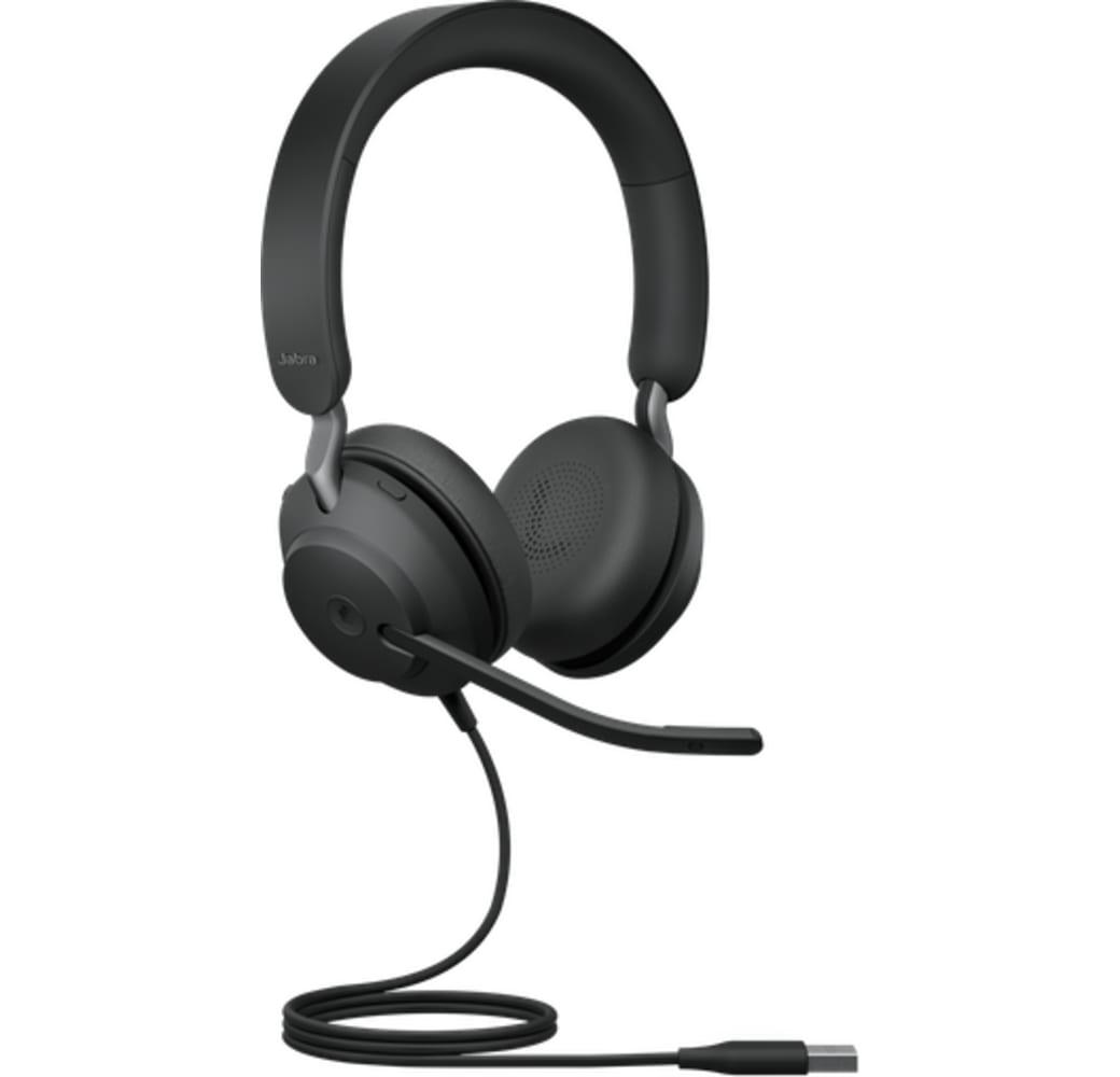 Schwarz Jabra Evolve2 40 MS Stereo (USB-A) Büro-Kopfhörer.2
