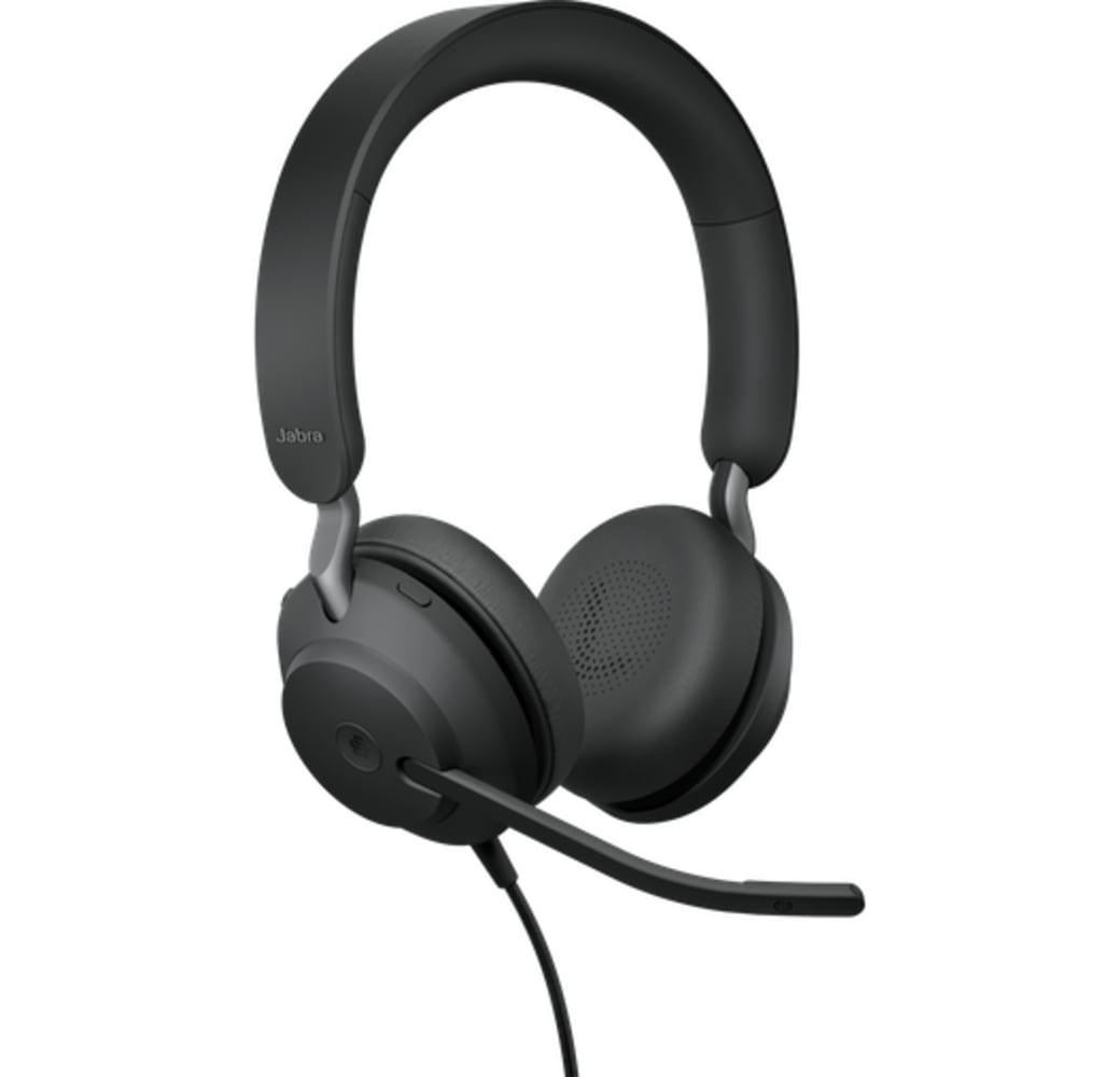 Schwarz Jabra Evolve2 40 MS Stereo (USB-A) Büro-Kopfhörer.4