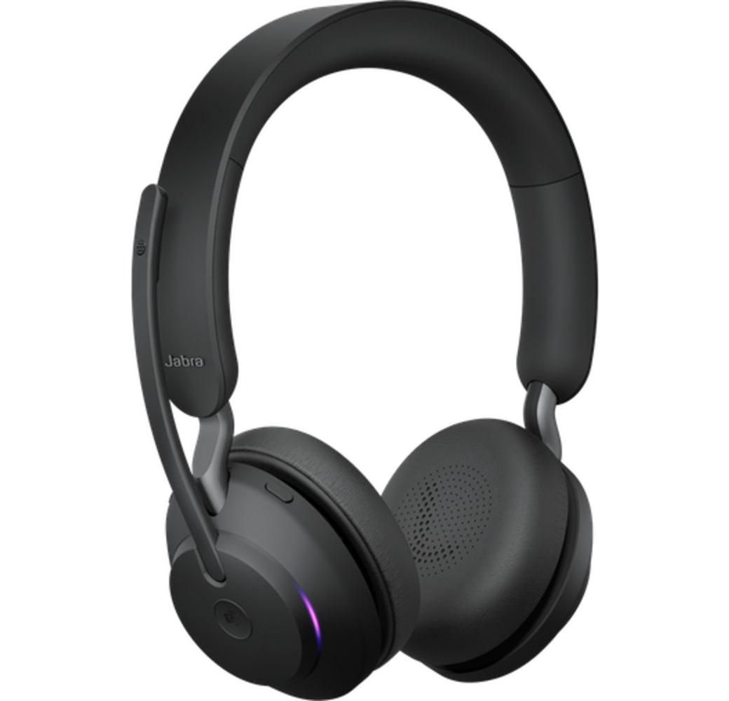 Black Jabra Evolve2 65 MS Stereo (USB-A) Wireless Office Headphones.2