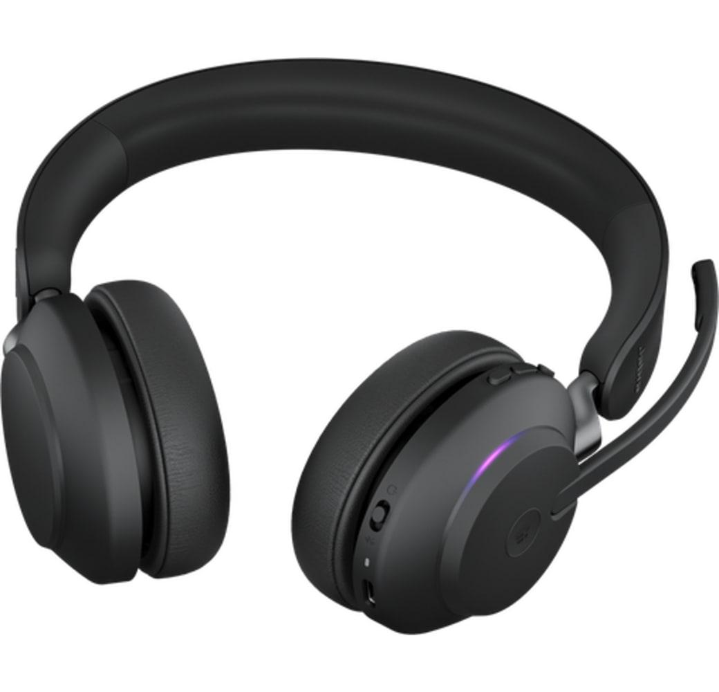 Black Jabra Evolve2 65 MS Stereo (USB-A) Wireless Office Headphones.4