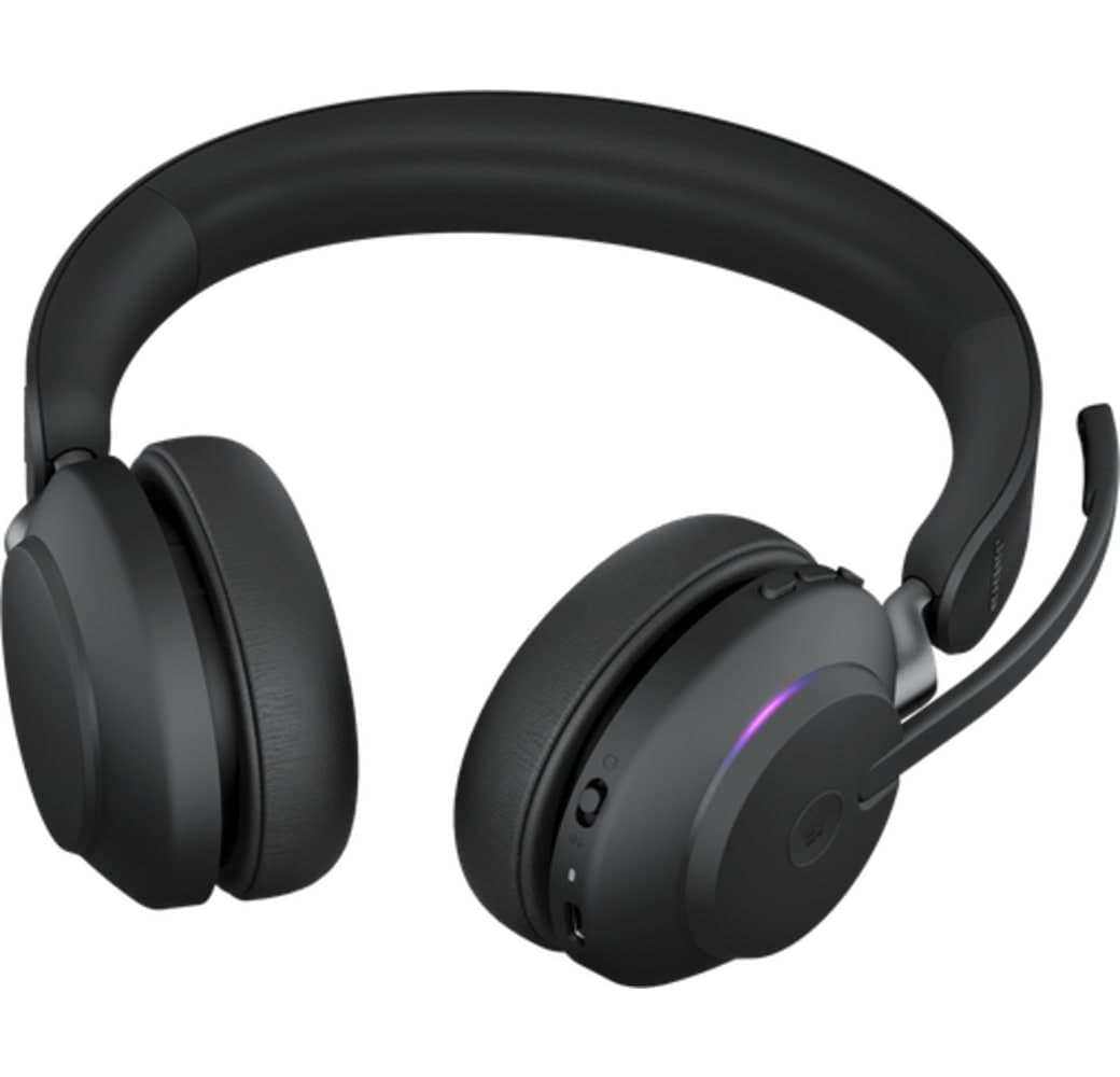 Zwart Jabra Evolve2 65 UC Stereo (USB-A) Draadloze Kantoorhoofdtelefoon.4