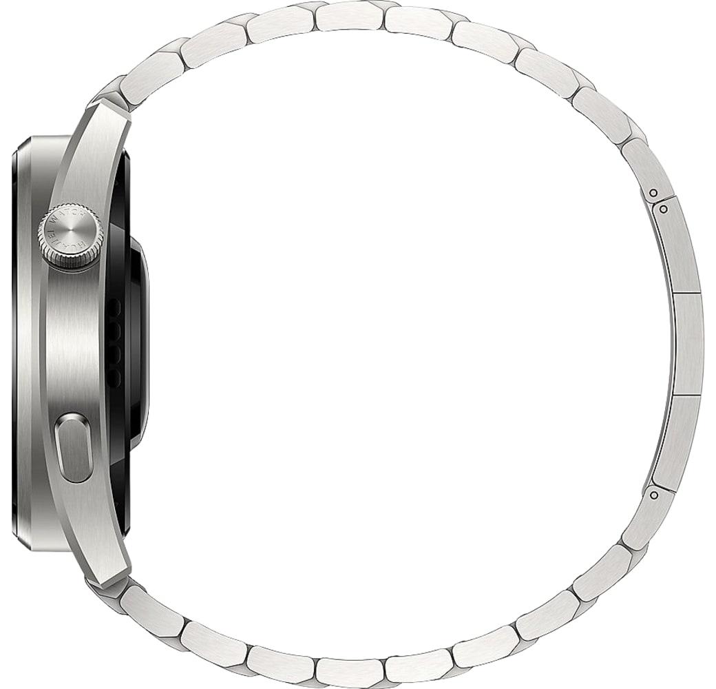Silver Huawei Watch 3 Pro Elite GPS Smartwatch, Titanium Case, 48mm.4