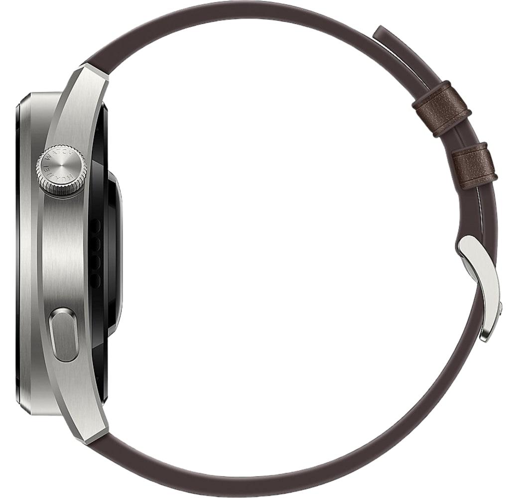 Brown Huawei Watch 3 Pro Classic GPS Smartwatch, Titanium Case, 48mm.3