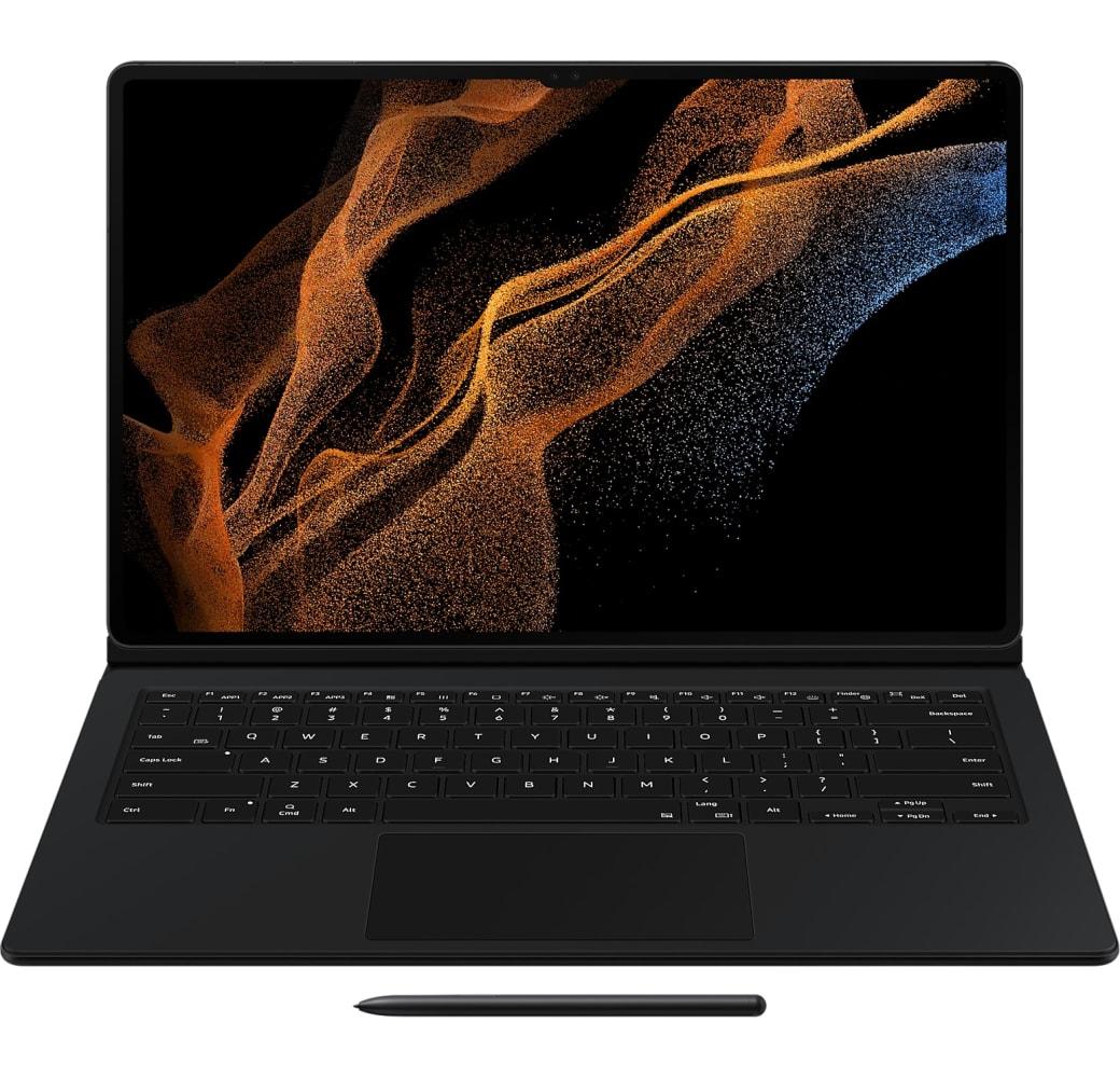 Schwarz Samsung Keyboard Cover - Galaxy Tab S8 Ultra - QWERTZ.1