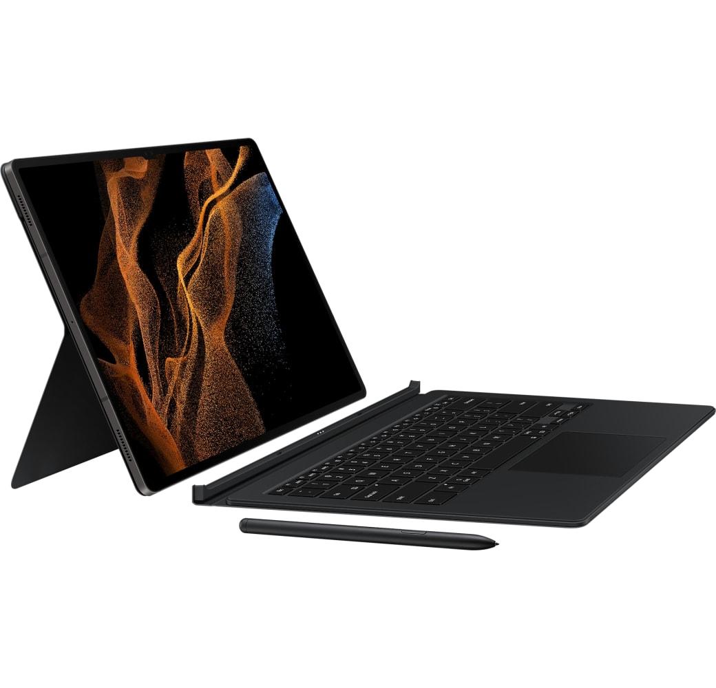 Schwarz Samsung Keyboard Cover - Galaxy Tab S8 Ultra - QWERTZ.4