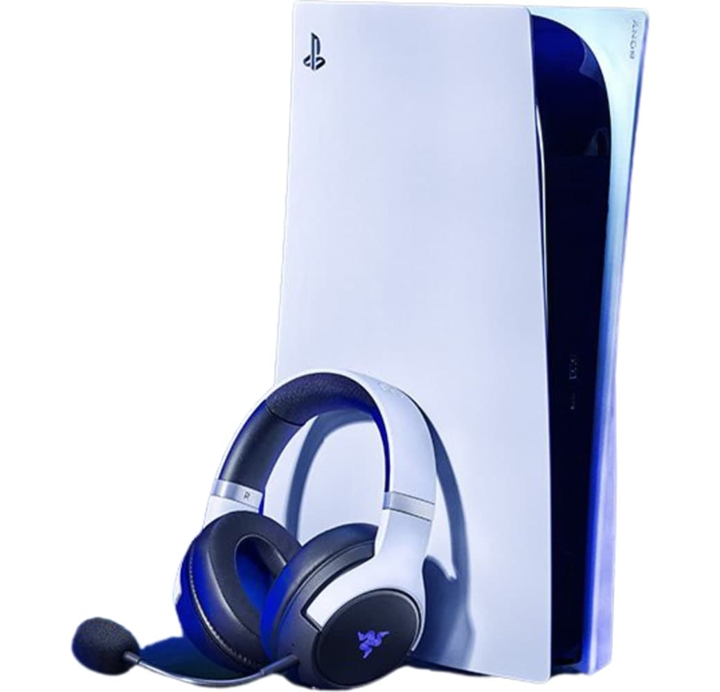White Razer Kaira Pro for Playstation Over-ear Gaming Headphones.3