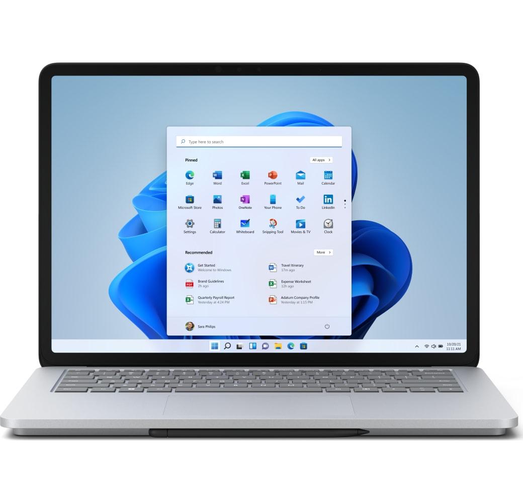 Platin Microsoft Surface Laptop Studio - Intel® Core™ i7-11370H - 16GB - 512GB SSD - NVIDIA® GeForce® RTX™ 3050 Ti.4