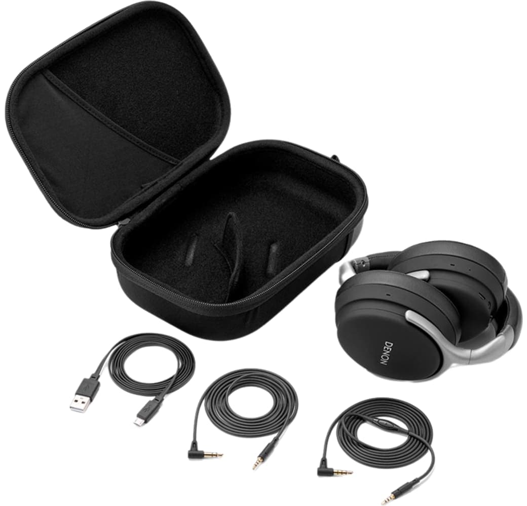 Zwart Denon AH-GC25NC ruisonderdrukkende over-ear hoofdtelefoon.6