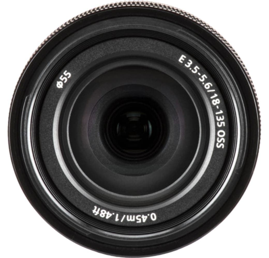 Black Sony 18-135MM f/3.5-5.6 OSS.3