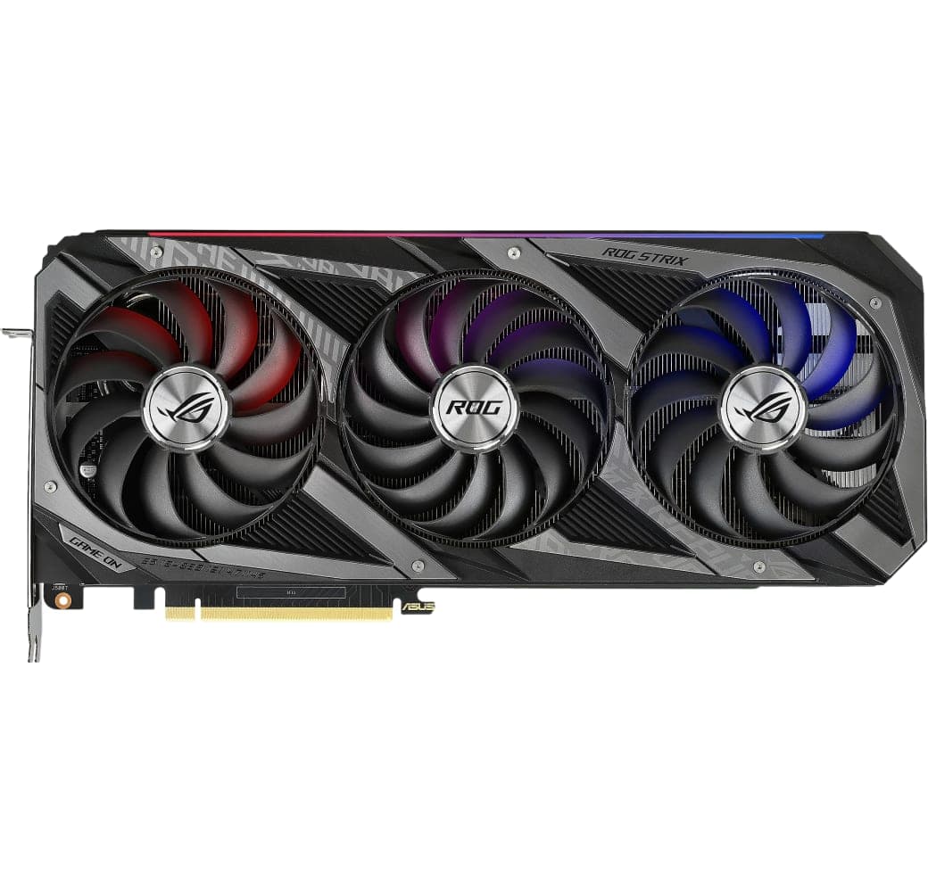 Black ASUS ROG Strix GeForce RTX 3070 OC Graphics Card.1