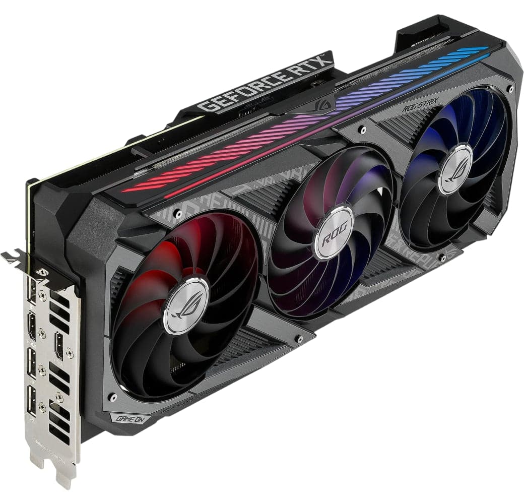 Black ASUS ROG Strix GeForce RTX 3070 OC Graphics Card.2