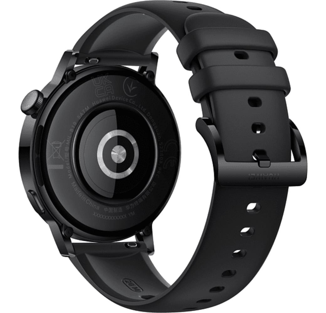 Black Huawei Watch GT3 Smartwatch, Stainless Steel Case, 42mm.4