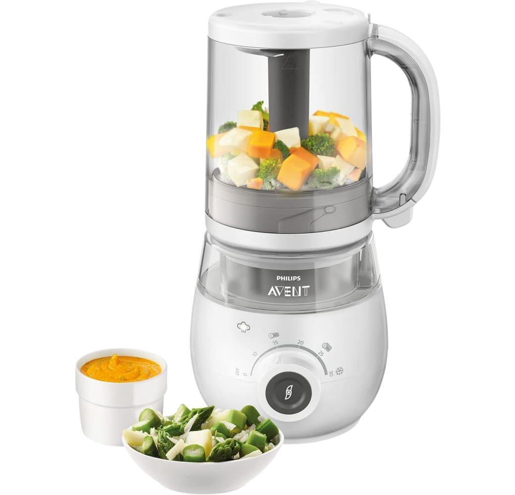 White Philips Avent SCF883/01 4-in-1 Baby Food Preparer .1