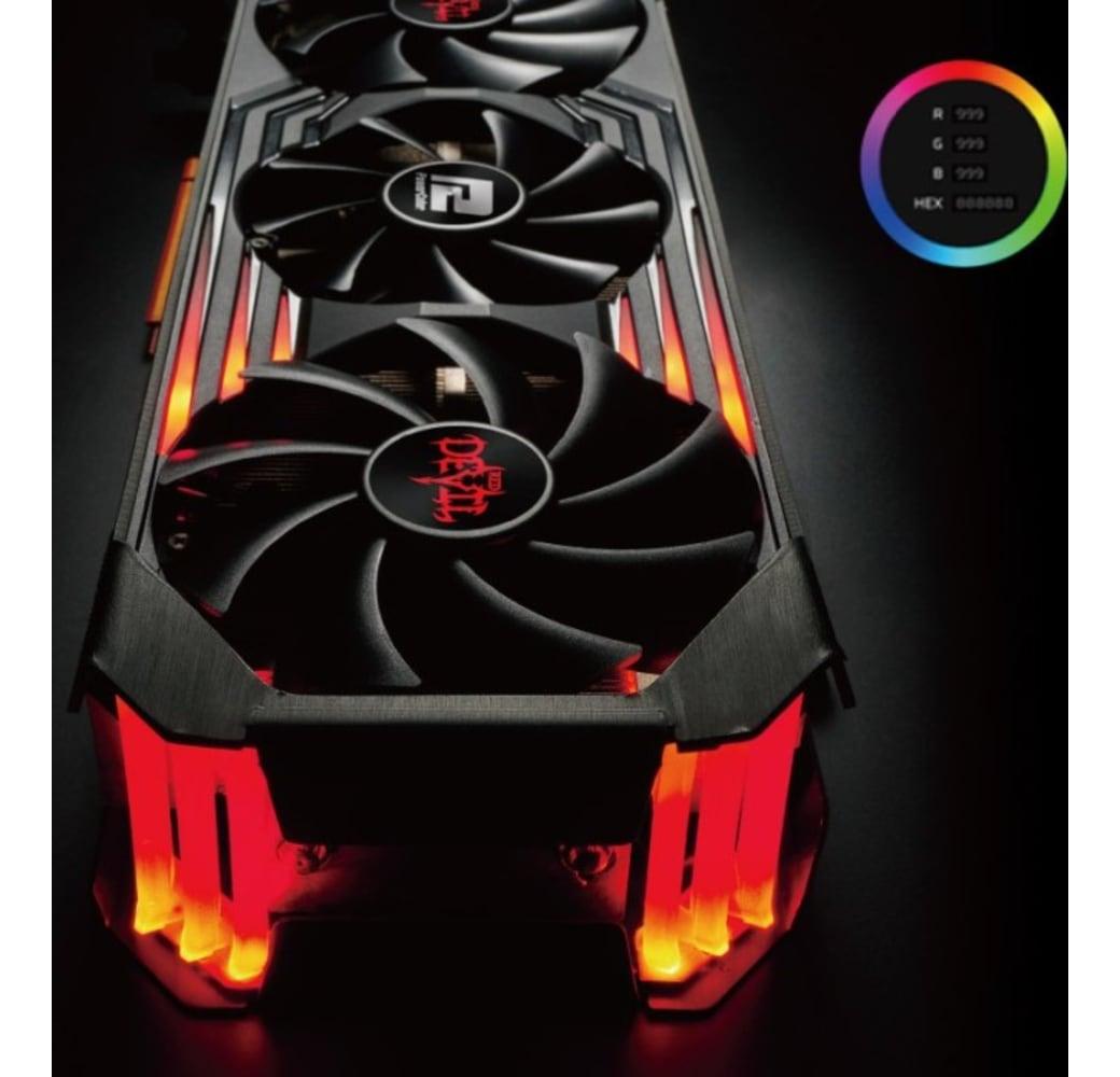 Black PowerColor Red Devil AX Radeon RX 6800 XT Graphics Card.3