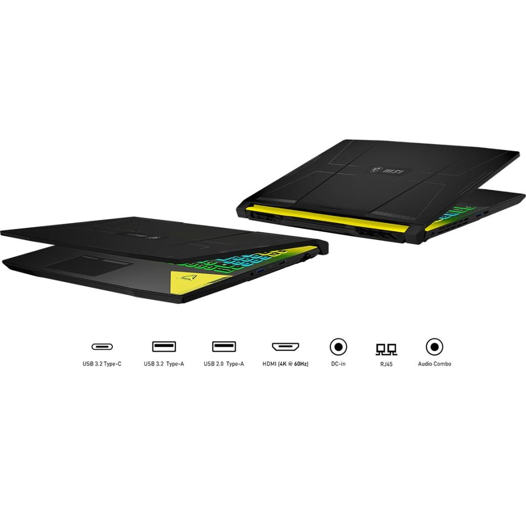 Multi-Farbgradient MSI Crosshair 15 B12UGZ-422NL Gaming Notebook - Intel® Core™ i7-12700H - 16GB - 1TB SSD - NVIDIA® GeForce® RTX 3070.6