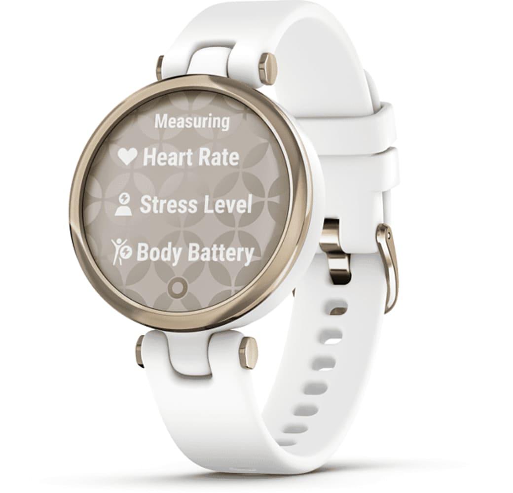 White / ivory Garmin Lily Smartwatch, Aluminium, 34.5mm.1