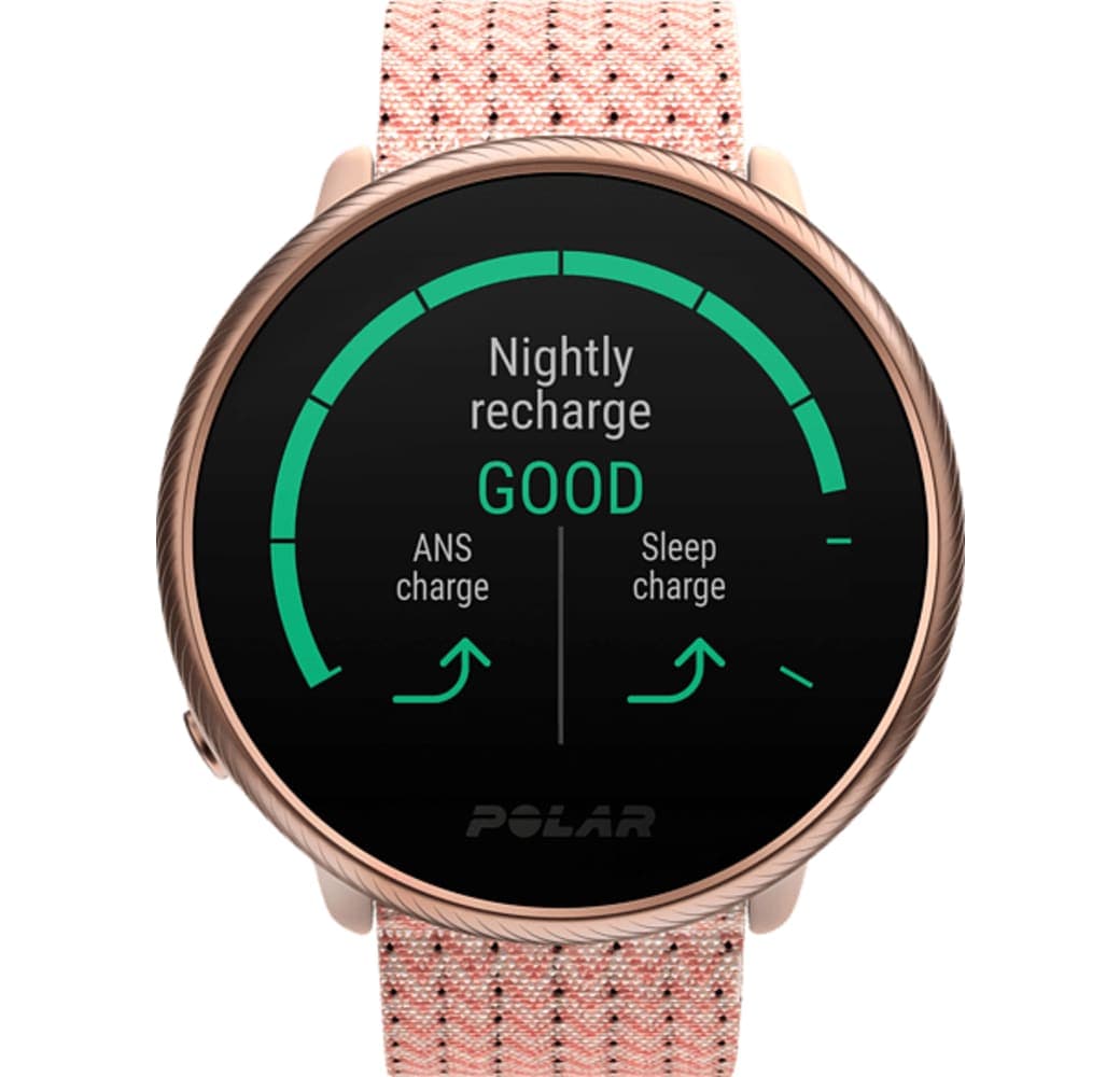Rose/Pink Polar Ignite 2 (S) Smartwatch, faserverstärktes Polymer, 43 mm.2